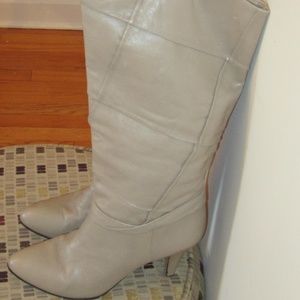 Vintage 80's 9 West Lolita Midi Leather Boots 9 M